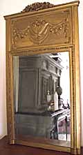 antique french trumeau mirror